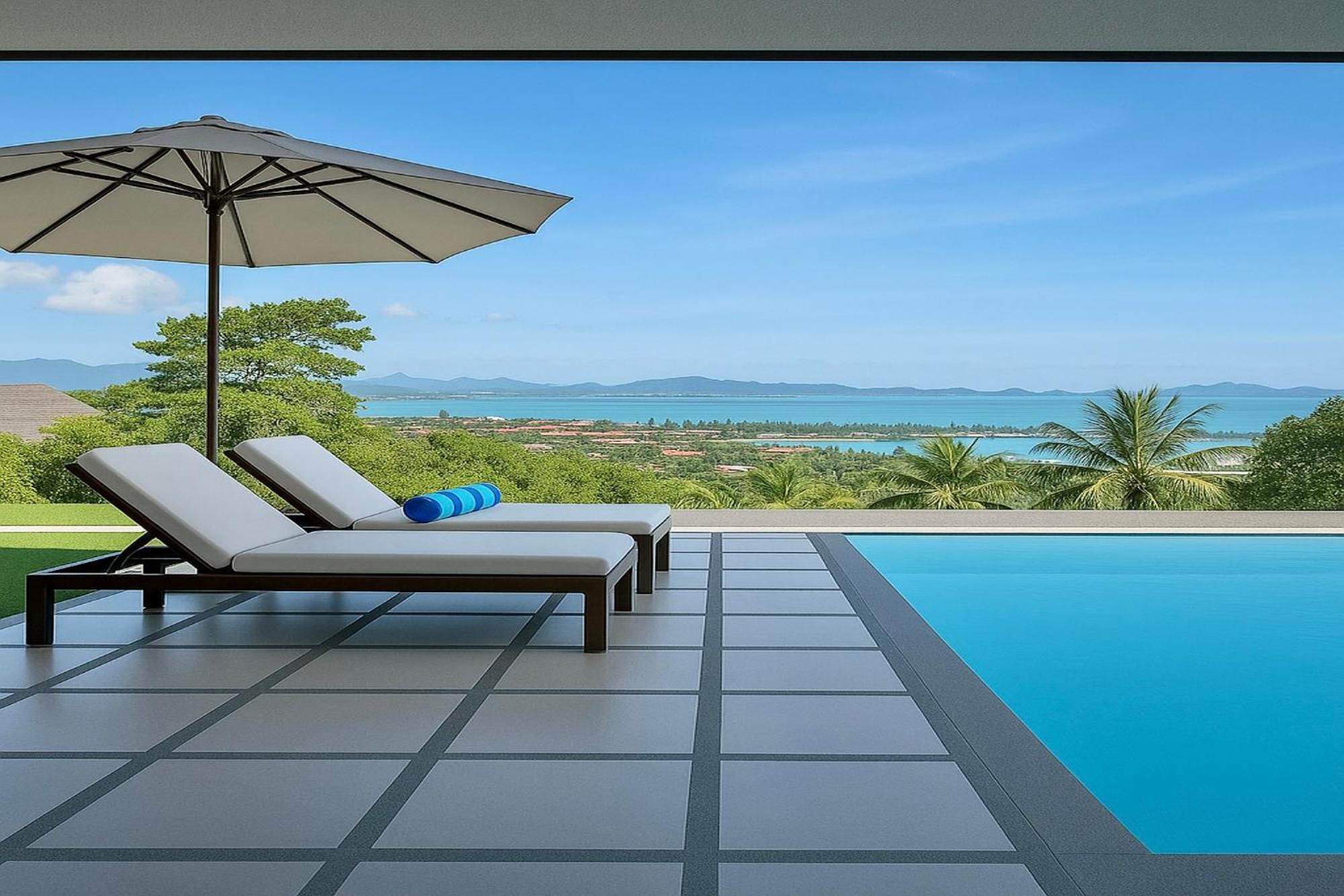 Aroha Seaview Villa - Private Pool - 판타이체낭 외부 사진