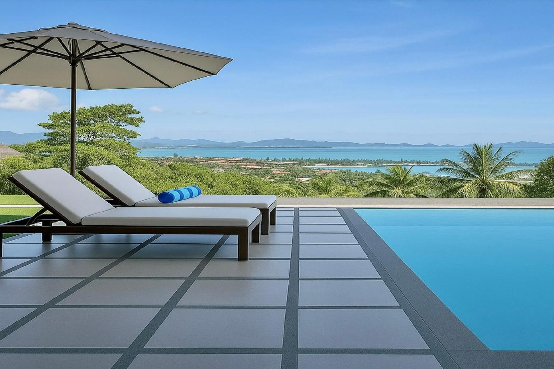 Aroha Seaview Villa - Private Pool - 판타이체낭 외부 사진